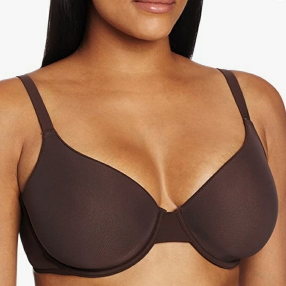 Sz 32DDD Coffee Bean Wacoal Smooth Complexion Contour Bra